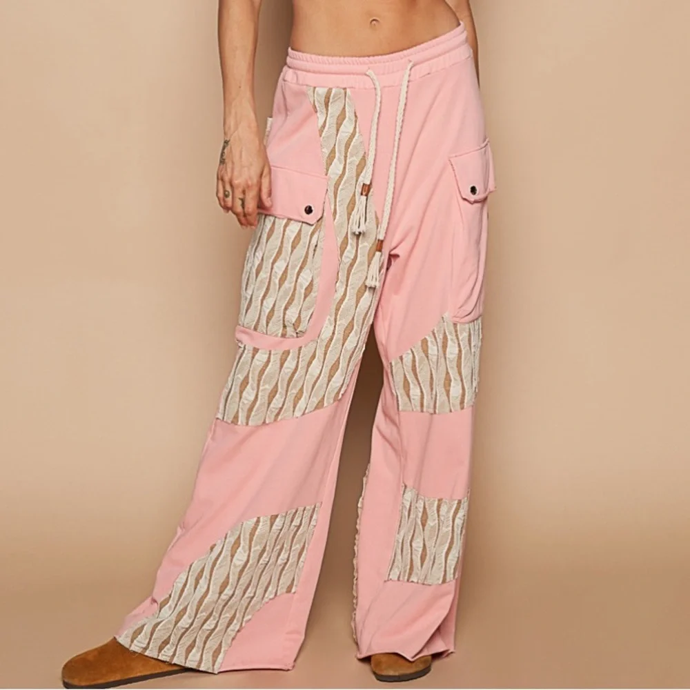 113 ❤️ POL Roomy fit wavy patch jacket and pant set - Picture 2 of 10